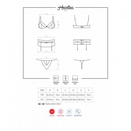 Heartina Set Red