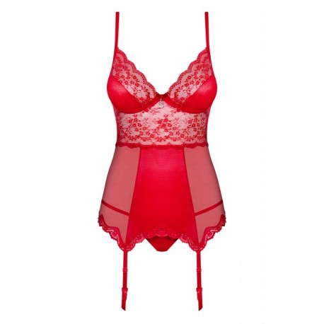 Lovica corset  thong Red