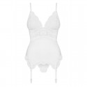 810-COR-2 Guêpière blanche  string