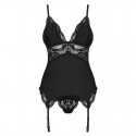 810-COR-1 Guêpière noire  string