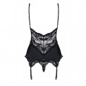 810-COR-1 Guêpière noire  string