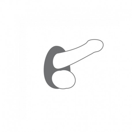Liquid-soft teardrop Cockring ultra doux