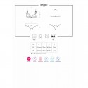 870-SEC-3 Ensemble 2 pcs ouvert - Rouge