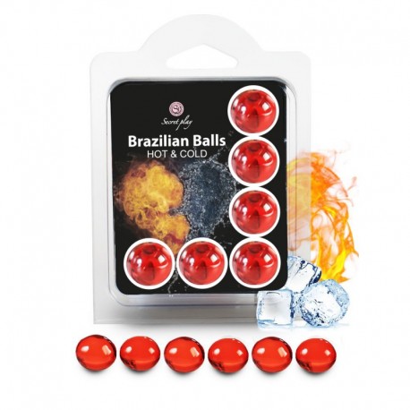 6 Brazilian Balls Cold Hot effect  3629-1