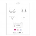 Luvae Ensemble ouvert 2 pcs  - Noir