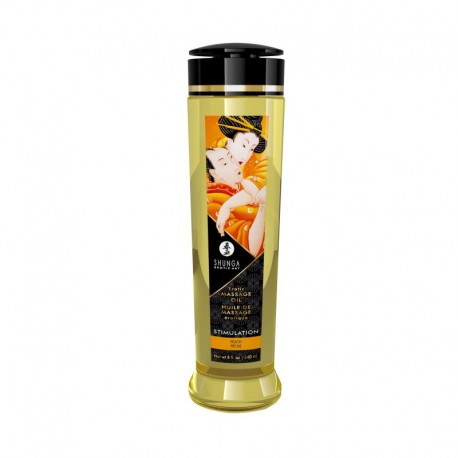 Huile de massage érotique - Stimulation - Peche - 240 ml