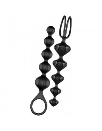 Chaines Anals Beads Satisfyer 2pcs  - Noir