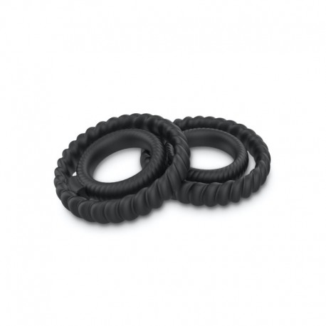 Cockring Dual ring Dorcel - Noir