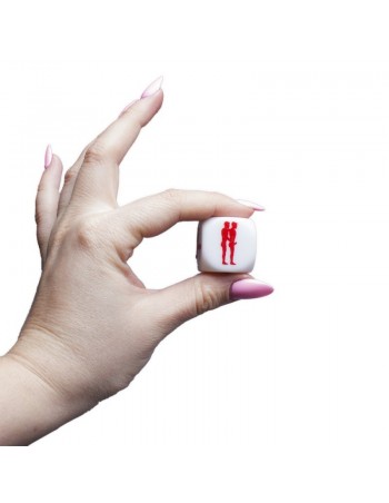 Dé Kamasutra Gay - Blanc et rouge 2