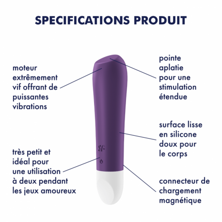 Vibromasseur  Satisfyer Ultra Power Bullet 2 - Violet