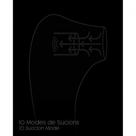 Le Maxi stimulateur clitoridien - Noir