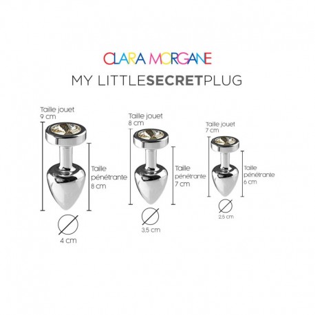 My little secret plug small - Blanc