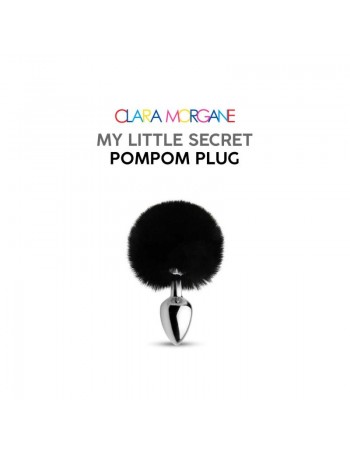 Plug "My Little Secret Pompon Black"