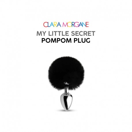 My little secret pompom plug - noir