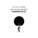 My little secret pompom plug - noir