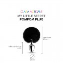 My little secret pompom plug - noir
