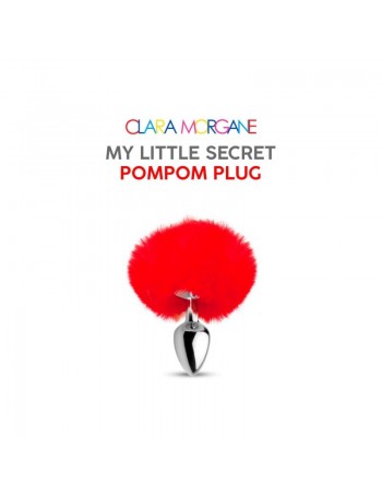 Plug "My Little Secret Pompon Red"