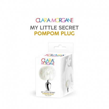 My little secret pompom plug - blanc