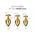 My Gold Secret Plug - Bleu