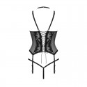Alessya Corset et string noir