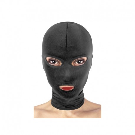 Cagoule ouvertures yeux et bouche Fetish Tentation