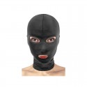 Cagoule ouvertures yeux et bouche Fetish Tentation