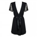 Déshabillé "Miamor Peignoir Black L/XL"