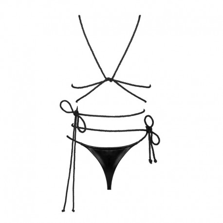 Cordellis ensemble - Noir wetlook