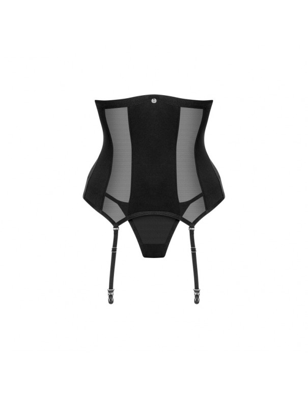 Chic Amoria corset et string - Noir