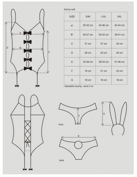 Déguisement "Bunny Suit Costume Pink"