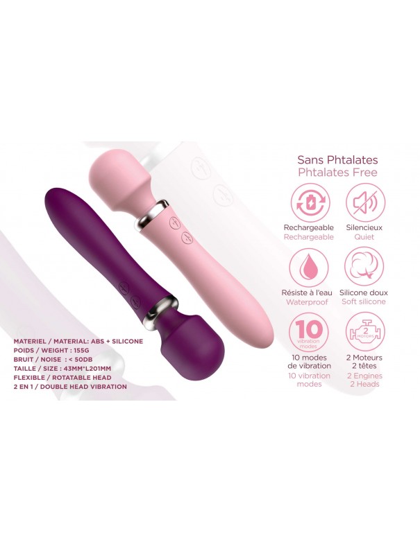 Wand "Powerful Burgundy"