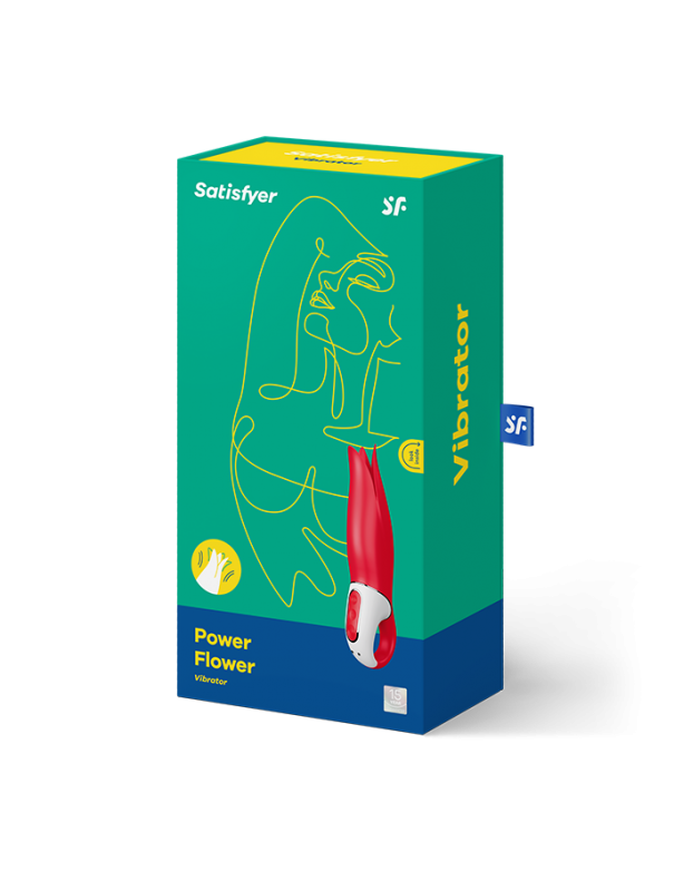 Vibromasseur "Vibes Power Flower Red"