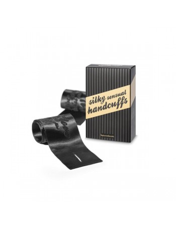 Menottes "Sensuelles En Satin Noir" 2