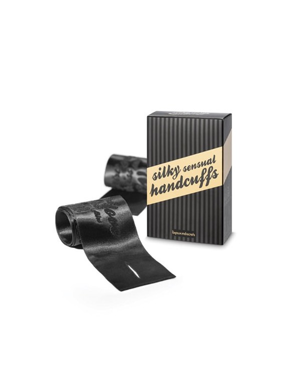 Menottes "Sensuelles En Satin Noir"
