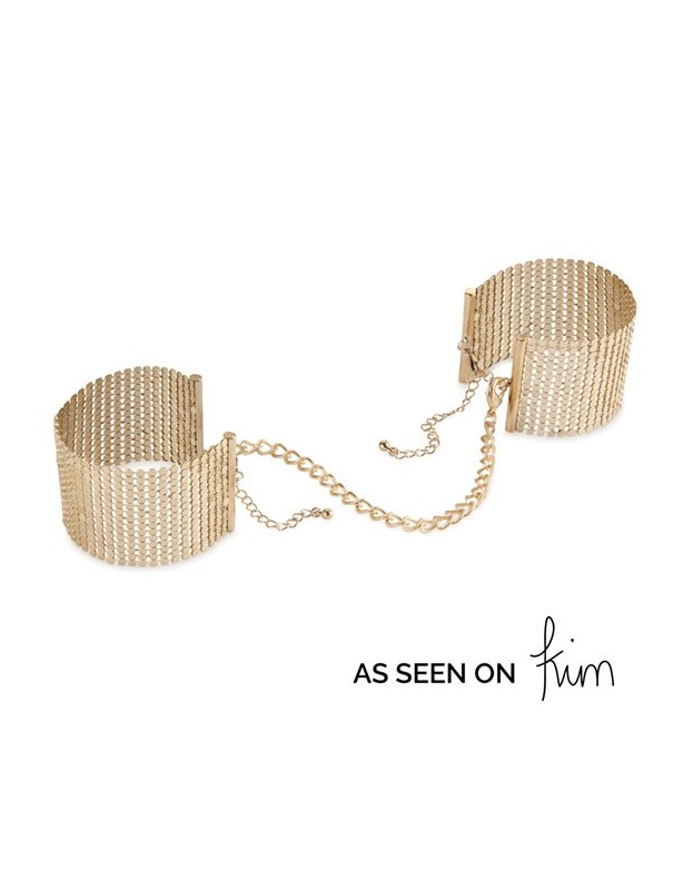 Menottes "Désir Métallique Dorées"