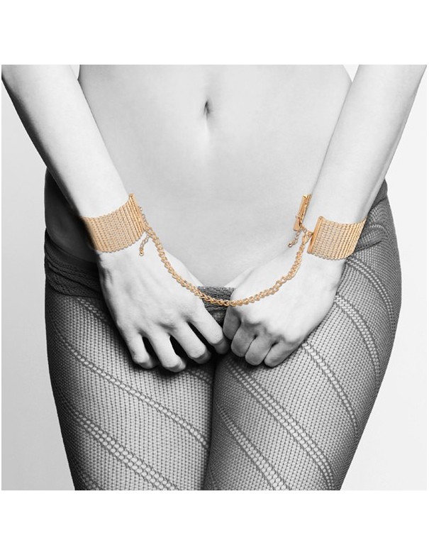 Menottes "Désir Métallique Dorées"