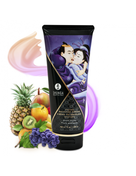 Creme Massage Comestible "Fruits Exotiques"