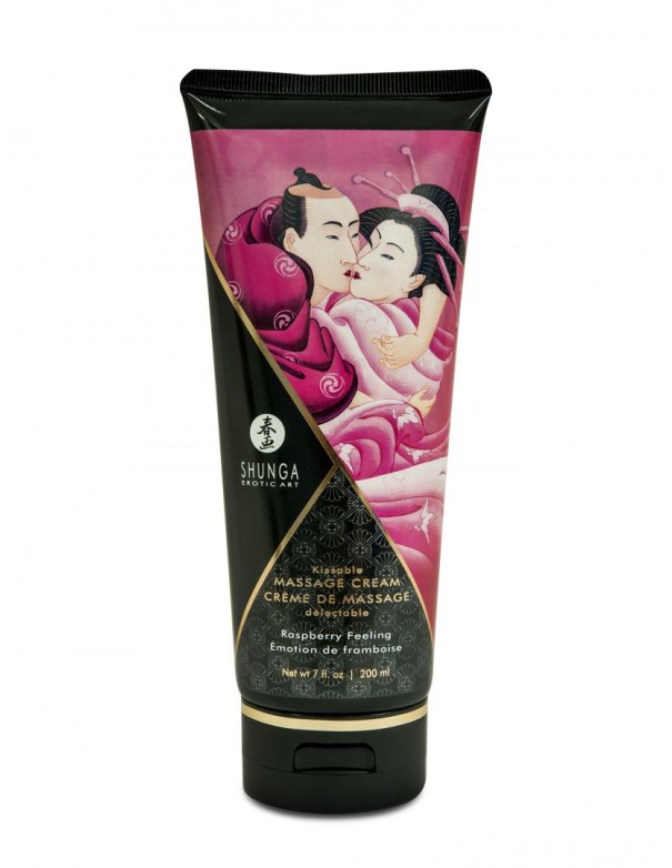 Crème Massage Comestible "Emotion Framboise"