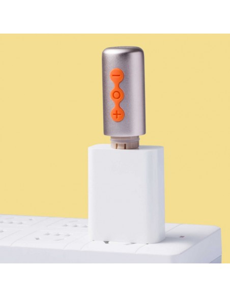 Partschinite - The naughty collection - Vibromasseur à tête interchangeable Orange