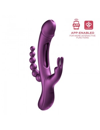 Trilux Rabbit 4 en 1 controlé par application - Violet 2