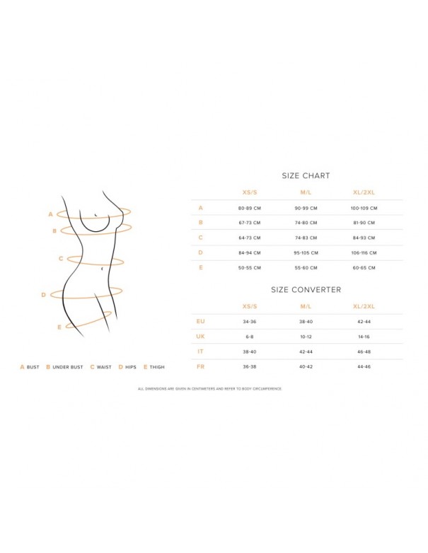 Donarella corset et string - Noir NP