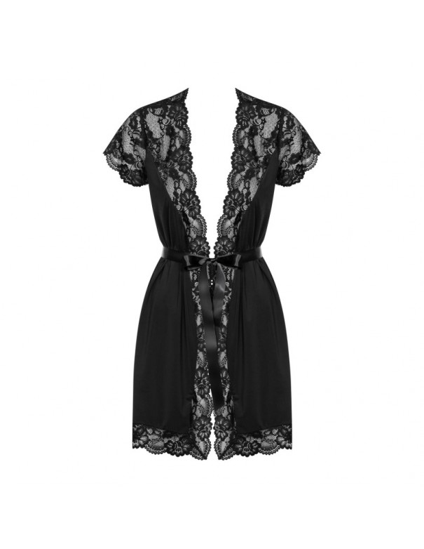 Déshabillé "810-PEI-1 Peignoir Black"