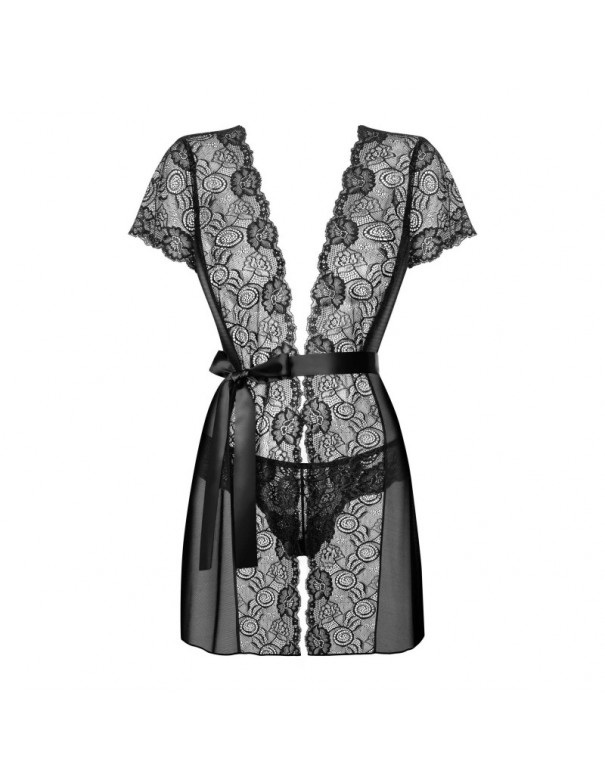 Déshabillé "Alluria Thong Black"