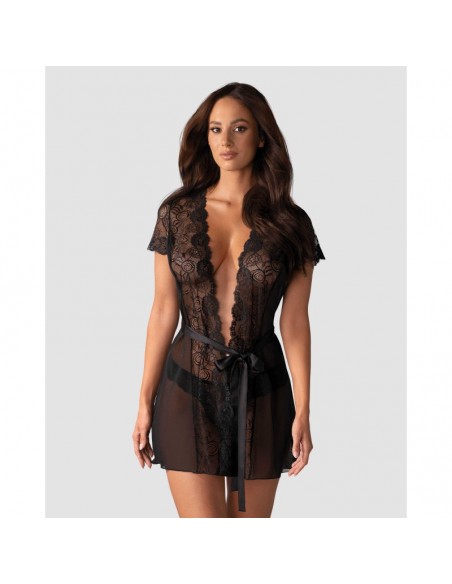 Déshabillé "Alluria Thong Black"