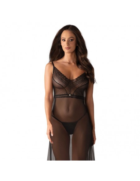 Nuisette "Estiqua Long Black"