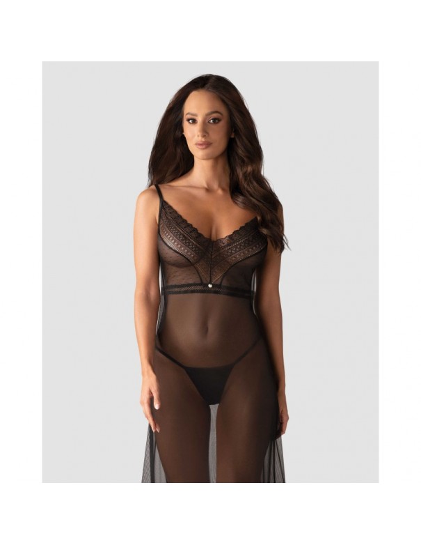 Nuisette "Estiqua Long Black"