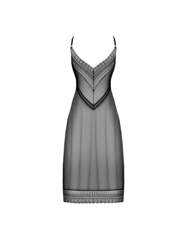 Nuisette "Estiqua Long Black"