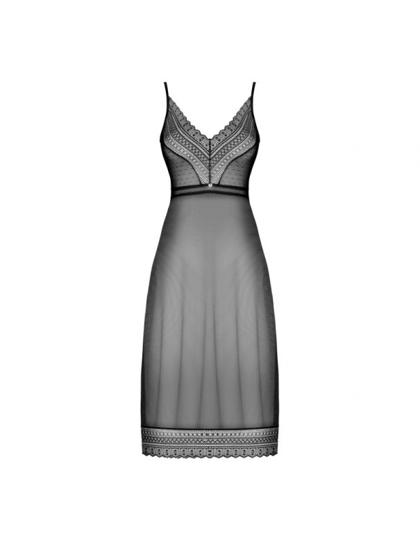 Nuisette "Estiqua Long Black"