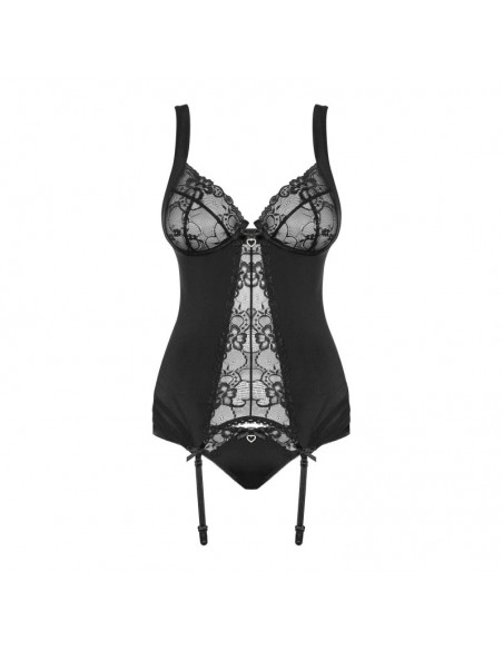 Guêpière "Heartina Black"