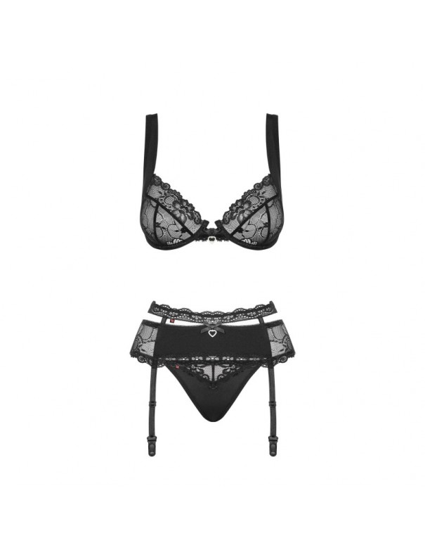 Ensemble 3 Pièces "Heartina Black"